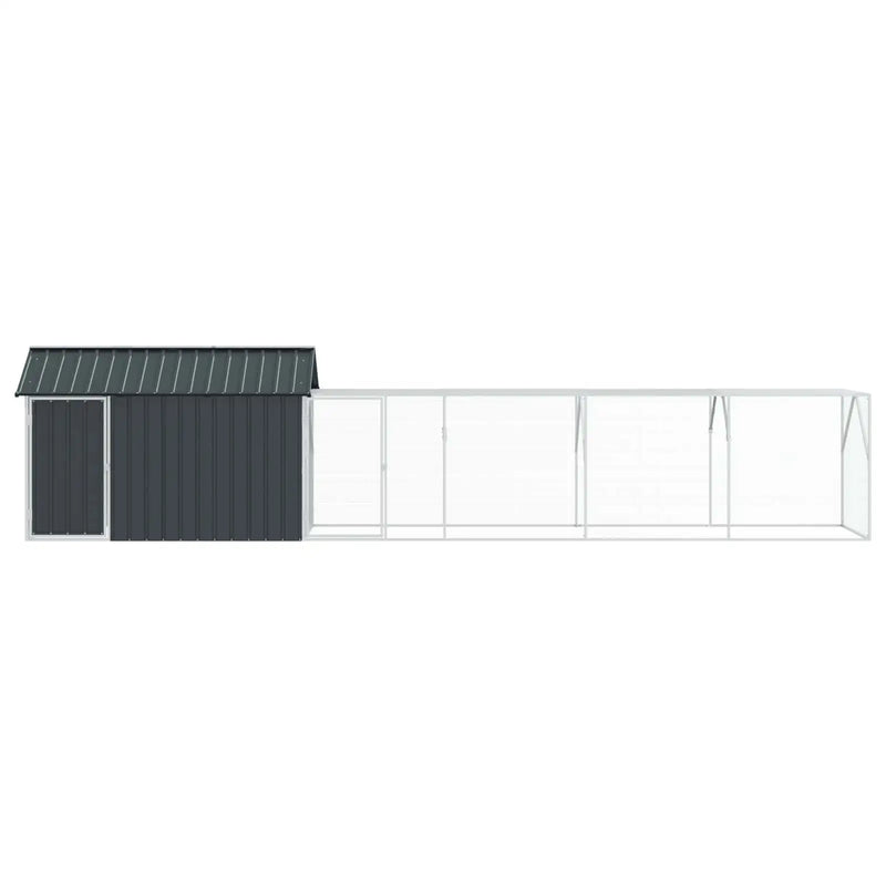 Bird Cage Anthracite 619 x 111 x 142 cm Galvanised Steel