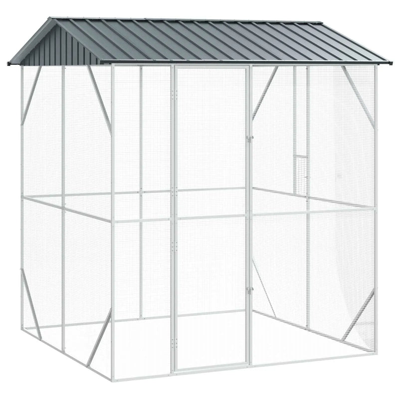 Bird Cage Anthracite 215 x 208 x 247 cm Galvanised Steel