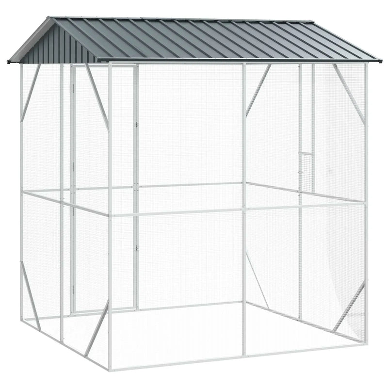 Bird Cage Anthracite 215 x 208 x 247 cm Galvanised Steel