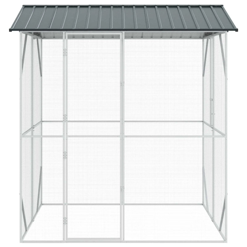 Bird Cage Anthracite 215 x 208 x 247 cm Galvanised Steel