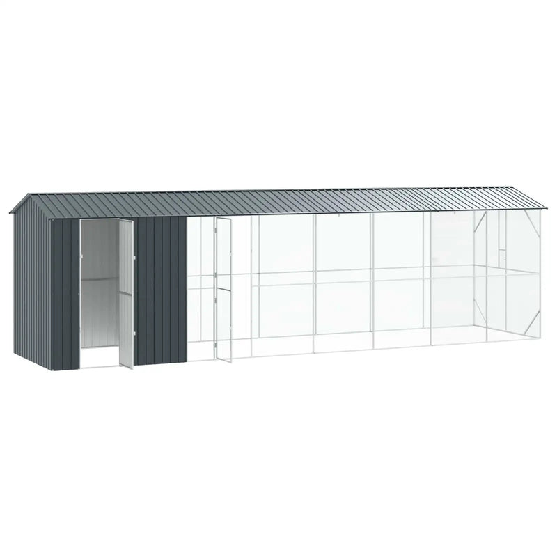 Bird Cage Anthracite 860 x 208 x 247 cm Galvanised Steel