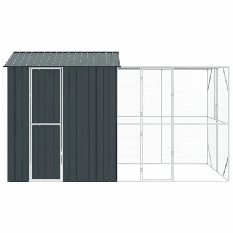 Bird Cage Anthracite 418 x 210 x 247 cm Galvanised Steel