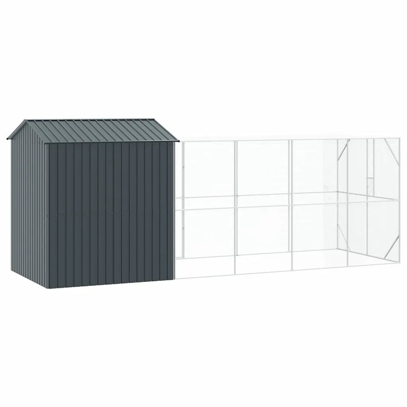 Bird Cage Anthracite 621 x 208 x 247 cm Galvanised Steel