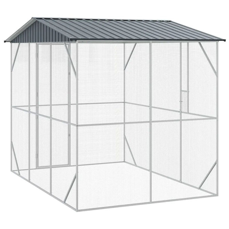 Bird Cage Anthracite 227 x 310 x 247 cm Galvanised Steel