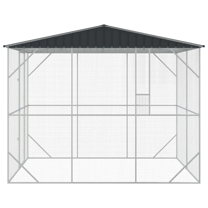 Bird Cage Anthracite 227 x 310 x 247 cm Galvanised Steel