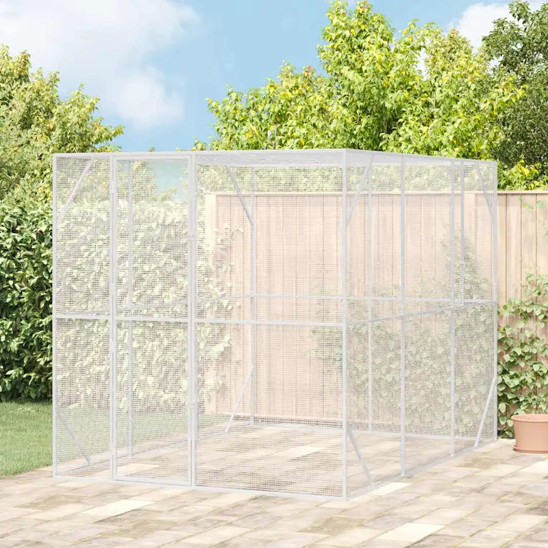 Bird Cage Anthracite 210 x 304 x 213 cm Galvanised Steel