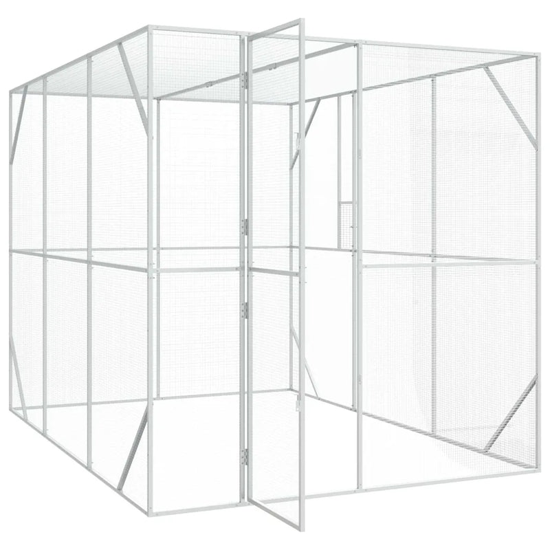 Bird Cage Anthracite 210 x 304 x 213 cm Galvanised Steel