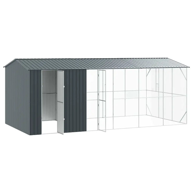 Bird Cage Anthracite 645 x 310 x 247 cm Galvanised Steel