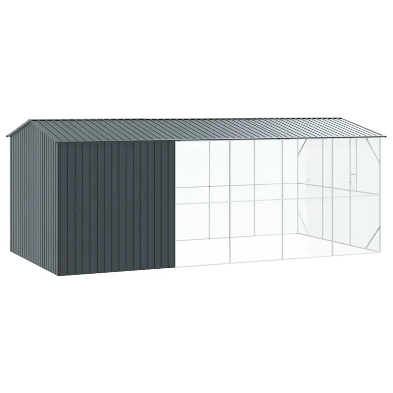 Bird Cage Anthracite 645 x 310 x 247 cm Galvanised Steel