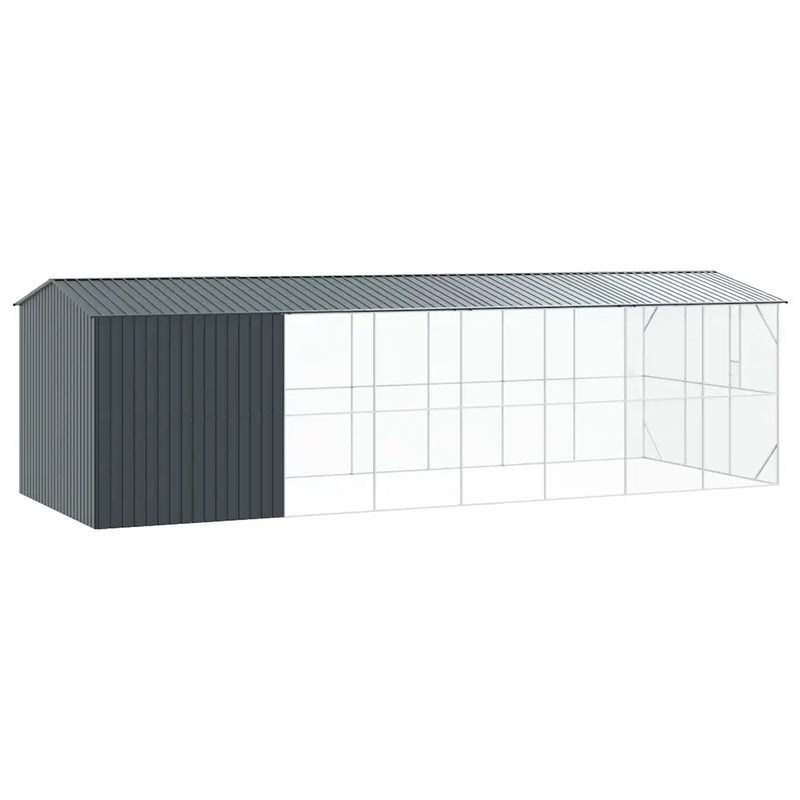 Bird Cage Anthracite 860 x 310 x 247 cm Galvanised Steel