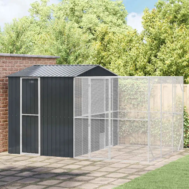 Bird Cage Anthracite 425 x 304 x 247 cm Galvanised Steel
