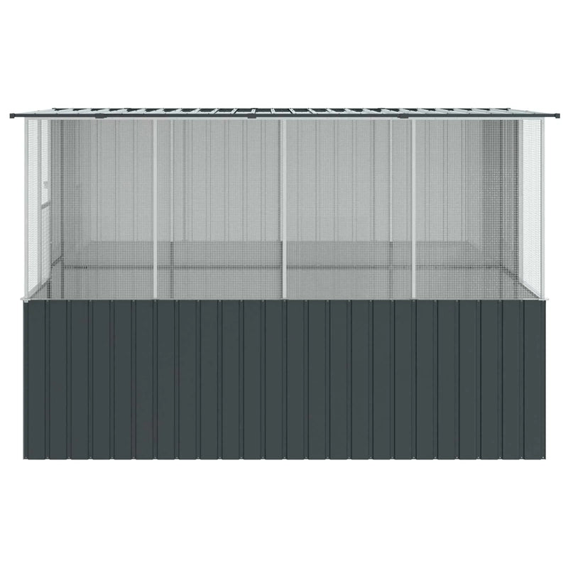 Bird Cage Anthracite 165 x 318 x 200 cm Galvanised Steel
