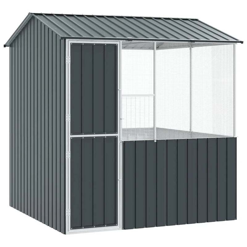 Bird Cage Anthracite 215 x 209 x 230 cm Galvanised Steel