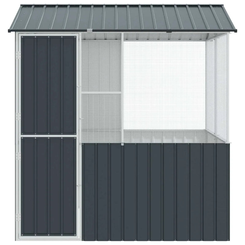 Bird Cage Anthracite 215 x 209 x 230 cm Galvanised Steel