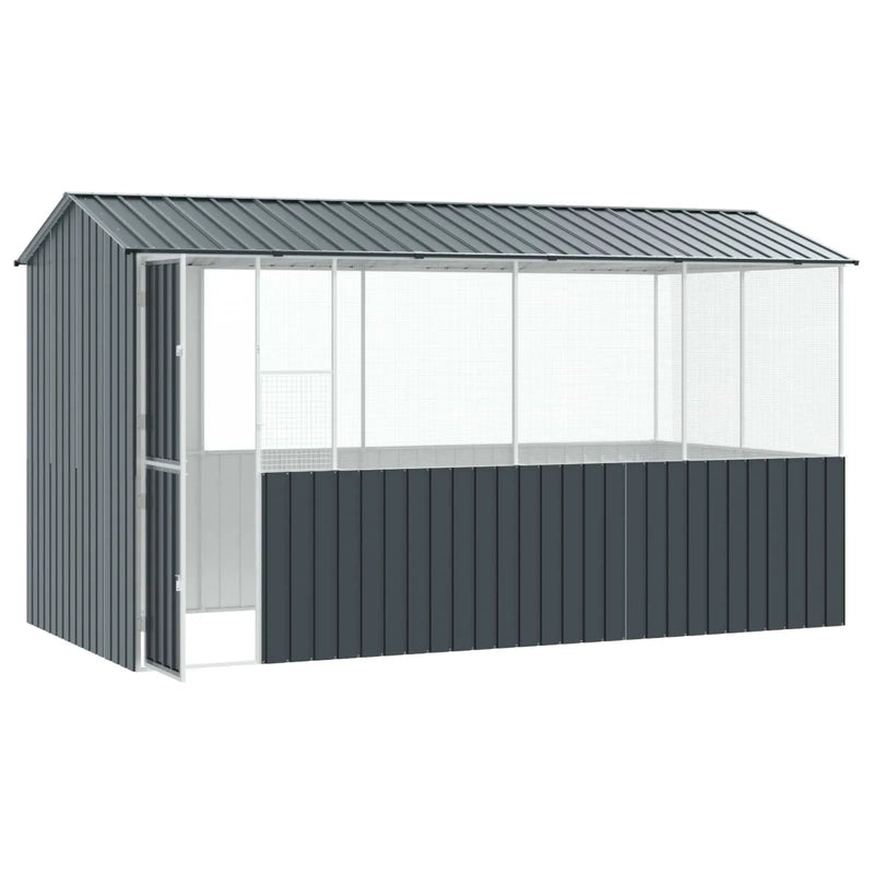 Bird Cage Anthracite 410 x 210 x 230 cm Galvanised Steel