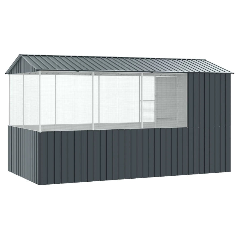 Bird Cage Anthracite 410 x 210 x 230 cm Galvanised Steel