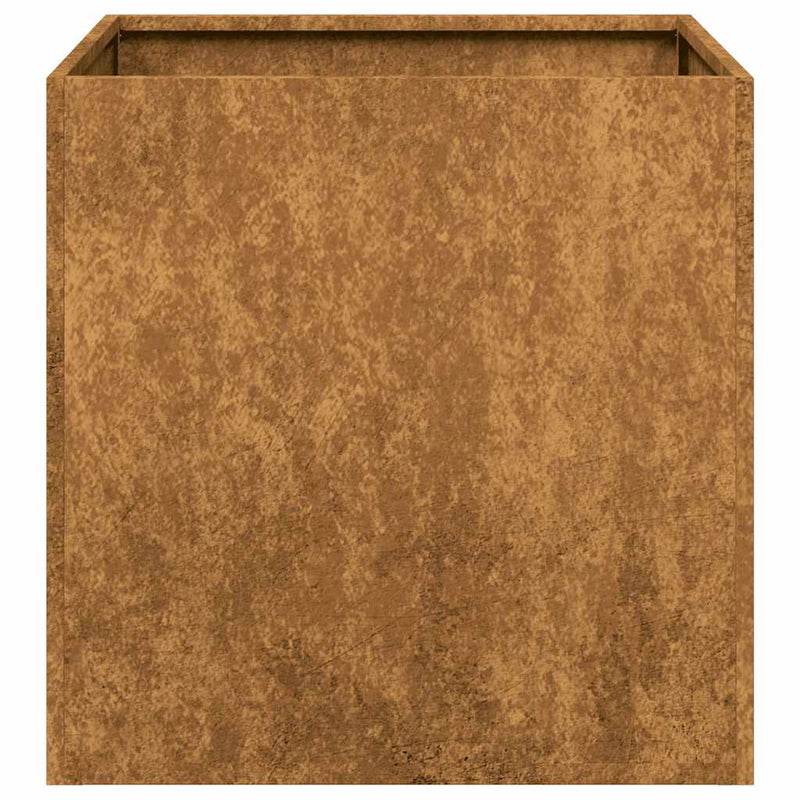 vidaXL Planter Rusty 40x40x40 cm Weathering Steel
