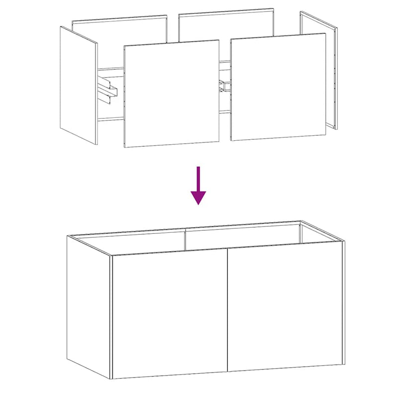 vidaXL Planter 80x40x40 cm Galvanised Steel