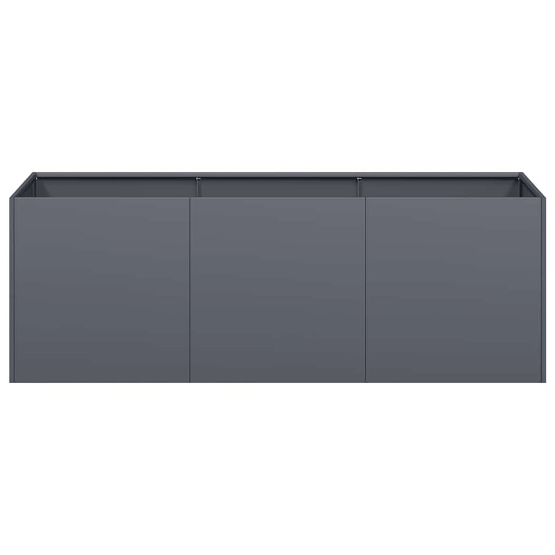 vidaXL Planter Anthracite 120x40x40 cm Cold-rolled Steel