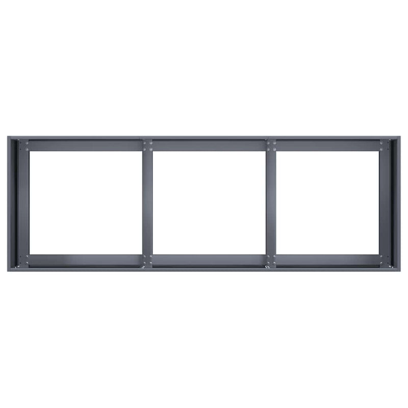 vidaXL Planter Anthracite 120x40x40 cm Cold-rolled Steel