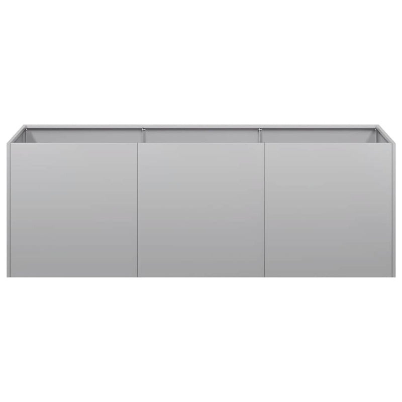 vidaXL Planter 120x40x40 cm Galvanised Steel