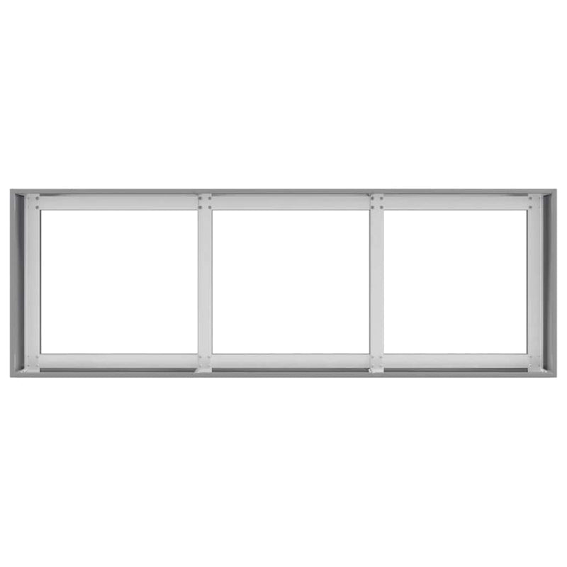 vidaXL Planter 120x40x40 cm Galvanised Steel