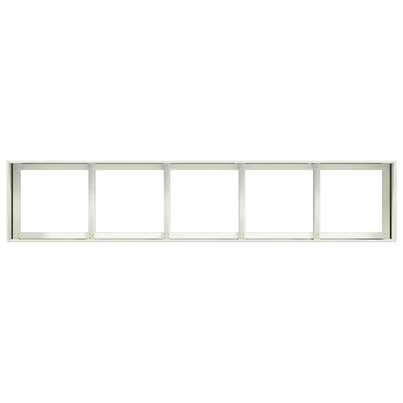 Planter White 200x40x40 cm Cold-rolled Steel