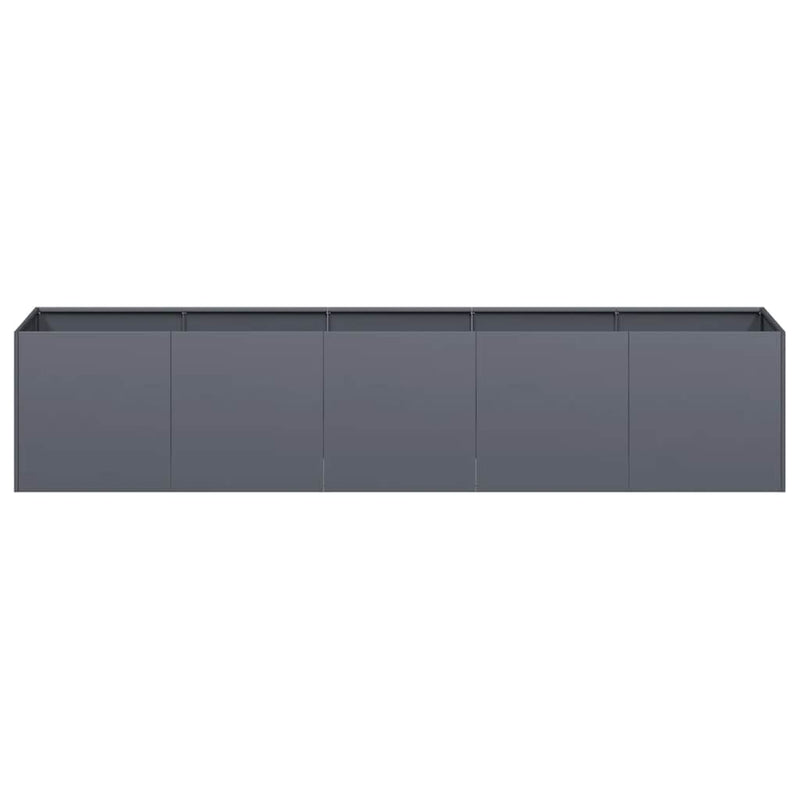 vidaXL Planter Anthracite 200x40x40 cm Cold-rolled Steel