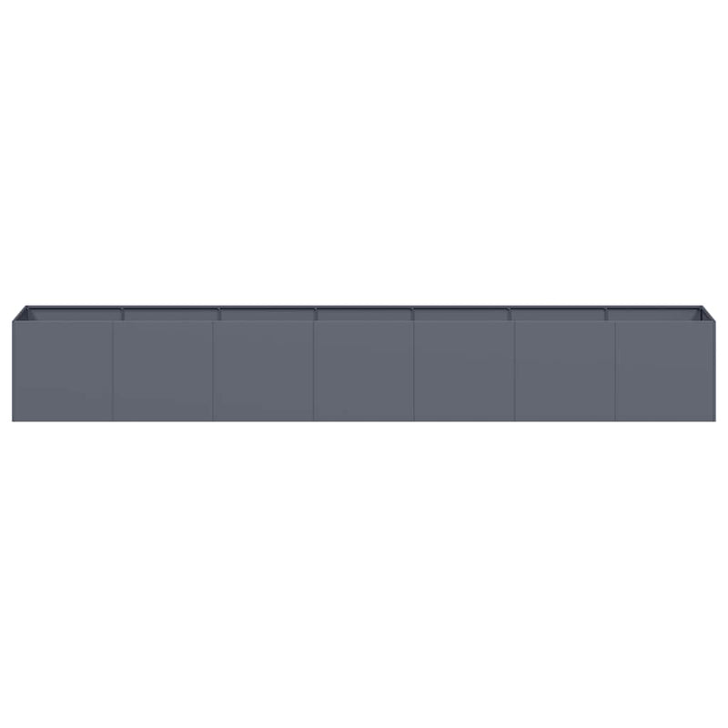 vidaXL Planter Anthracite 280x40x40 cm Cold-rolled Steel