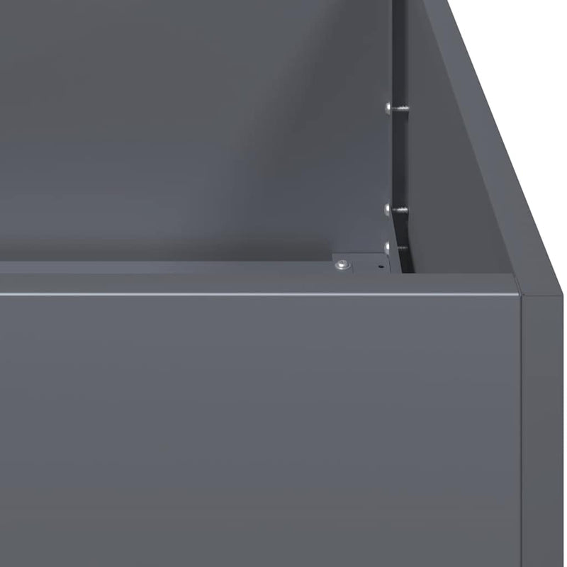 vidaXL Planter Anthracite 280x40x40 cm Cold-rolled Steel