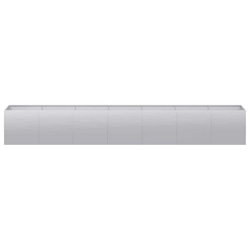 vidaXL Planter 280x40x40 cm Galvanised Steel