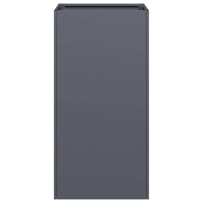 vidaXL Planter Anthracite 40x40x80 cm Cold-rolled Steel