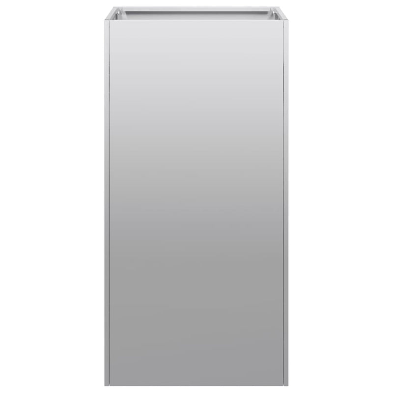vidaXL Planter 40x40x80 cm Galvanised Steel