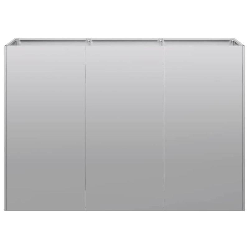 vidaXL Planter 120x40x80 cm Galvanised Steel