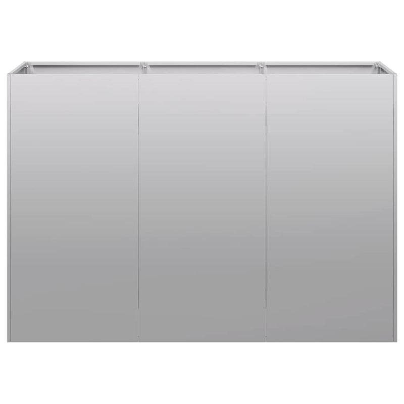 vidaXL Planter 120x40x80 cm Galvanised Steel