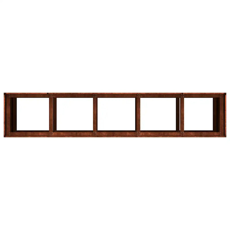 Planter Rusty 200x40x80 cm Weathering Steel