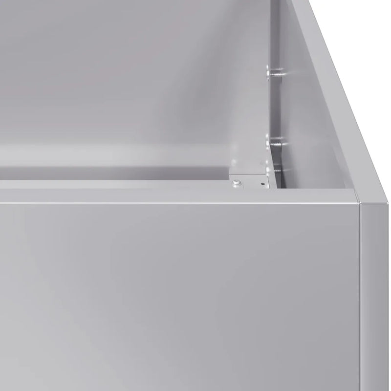 Planter 40x80x40 cm Galvanised Steel