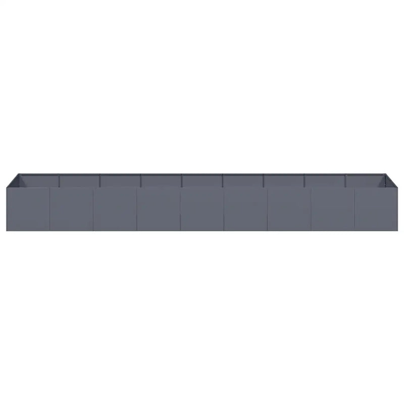 Planter Anthracite 360x80x40 cm Steel