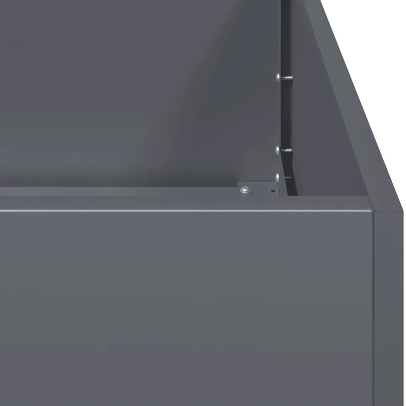 Planter Anthracite 120x80x80 cm Steel