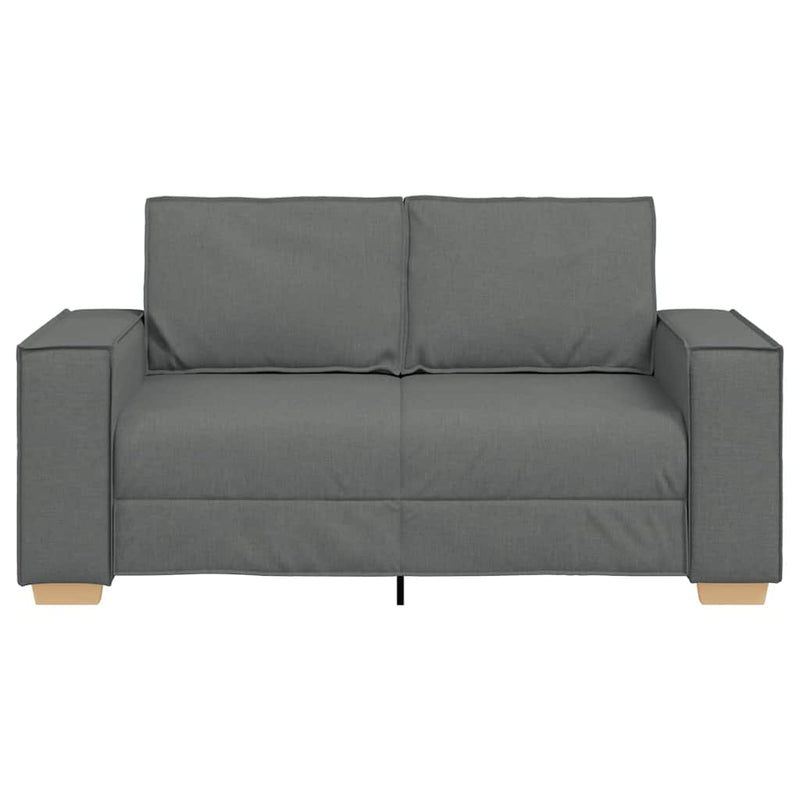 vidaXL 2-Seater Sofa Dark Grey 120 cm Fabric