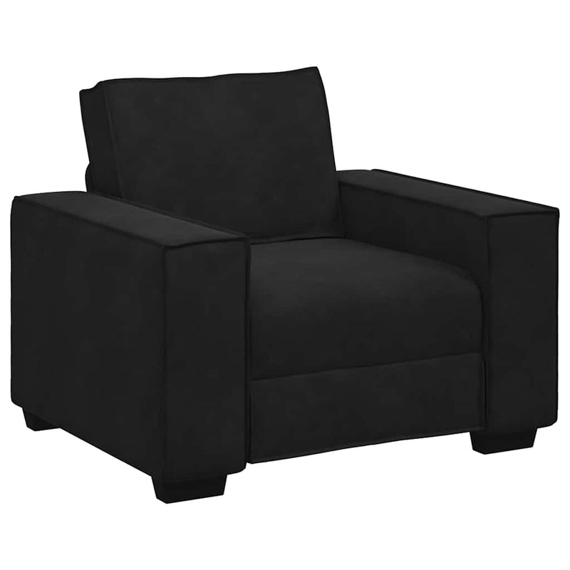 vidaXL Sofa Chair Black 60 cm Velvet