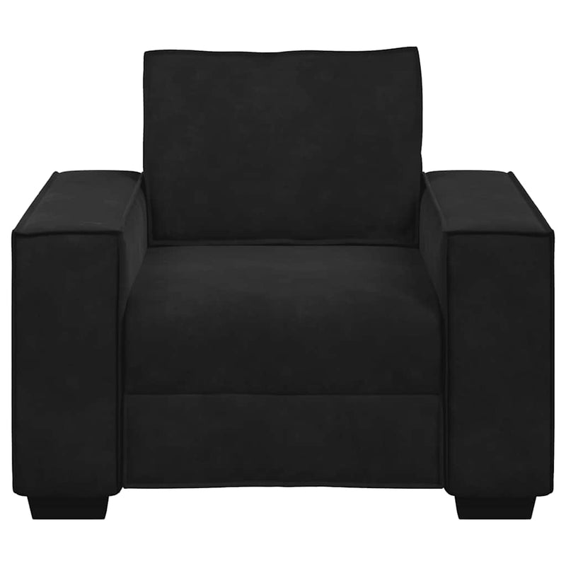 vidaXL Sofa Chair Black 60 cm Velvet