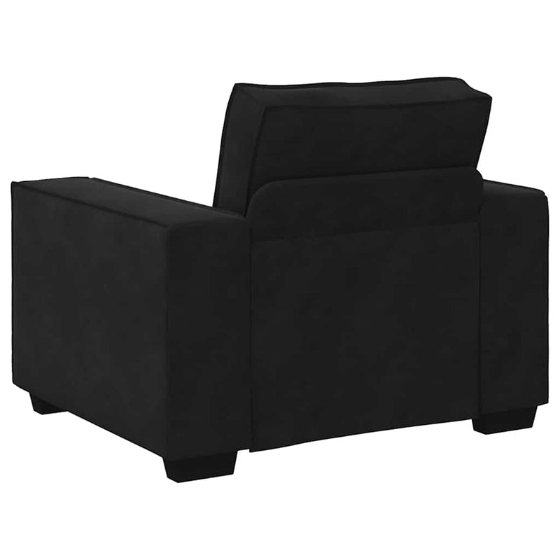 vidaXL Sofa Chair Black 60 cm Velvet
