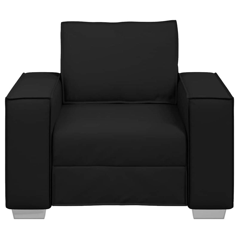 vidaXL Sofa Black 99 x 78 x 84 cm Fabric