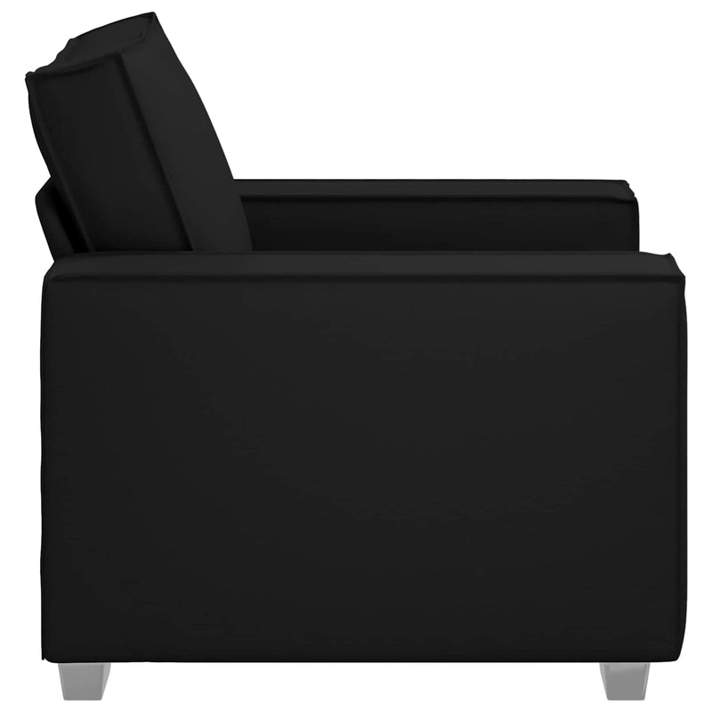vidaXL Sofa Black 99 x 78 x 84 cm Fabric