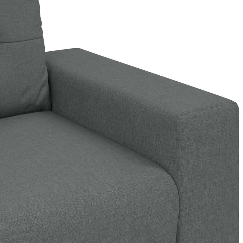 vidaXL 3-Seater Sofa Dark Grey 180 cm Fabric