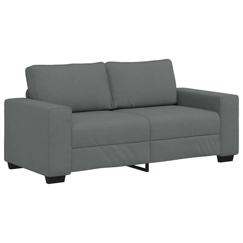 2-Seater Sofa Dark Grey 180x77x82 cm Fabric