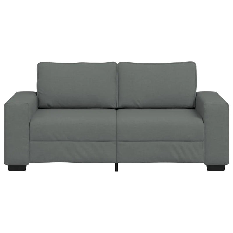 2-Seater Sofa Dark Grey 180x77x82 cm Fabric