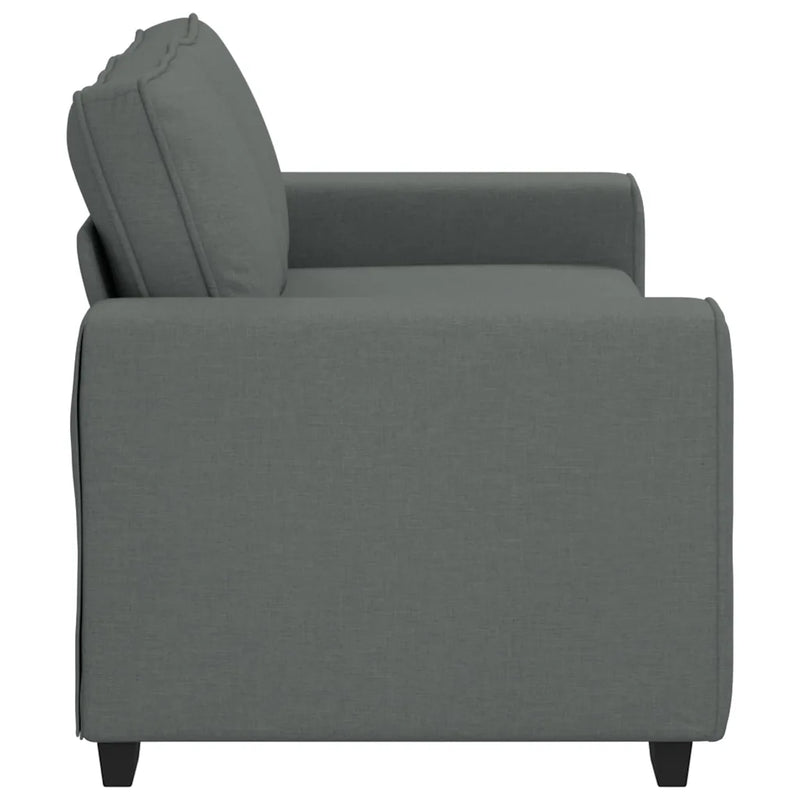 2-Seater Sofa Dark Grey 180x77x82 cm Fabric