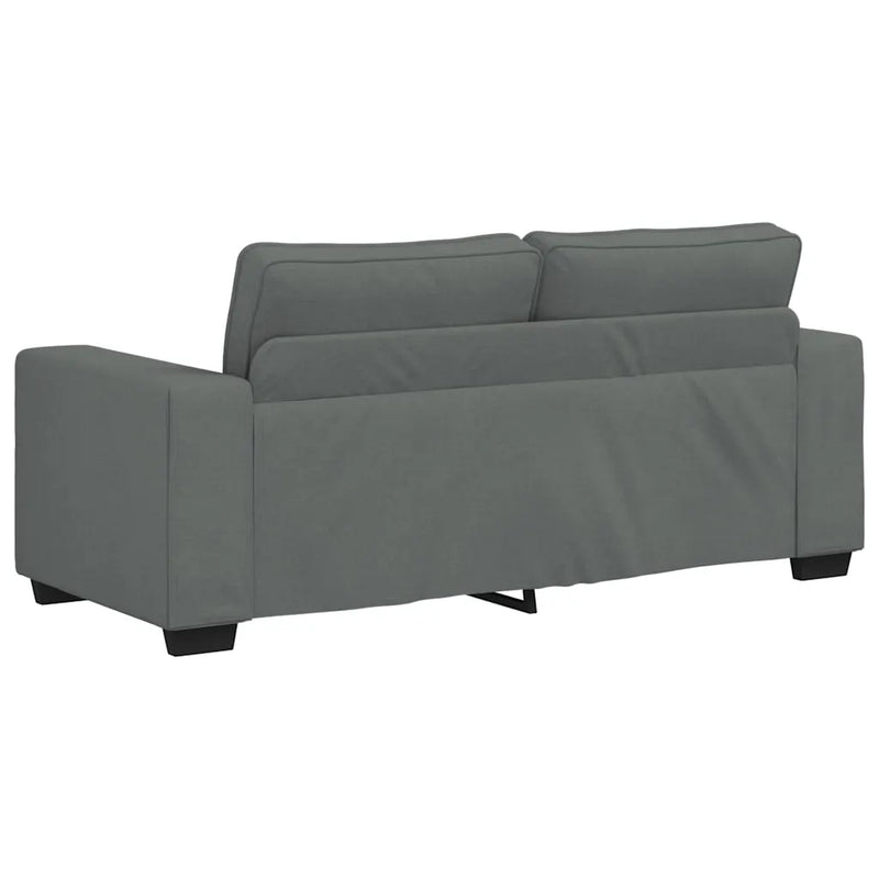 2-Seater Sofa Dark Grey 180x77x82 cm Fabric